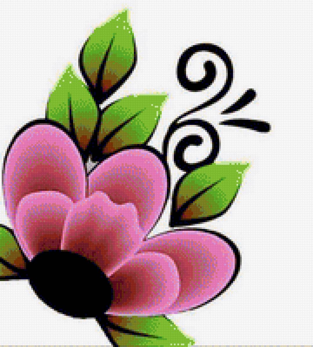 Flores - mariposas - предпросмотр