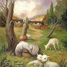 Схема вышивки «Rostros»