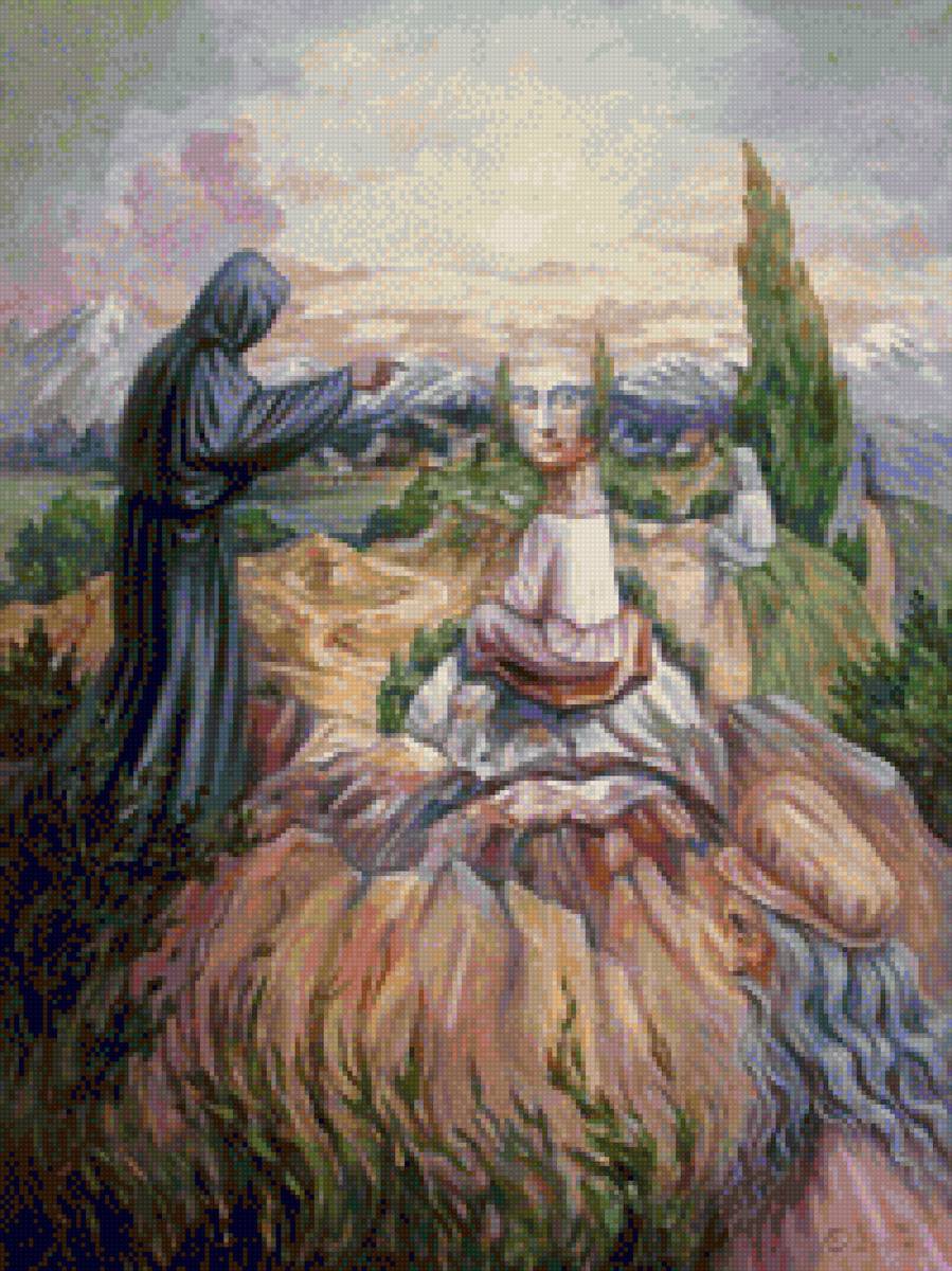 Rostros - mariposas - предпросмотр