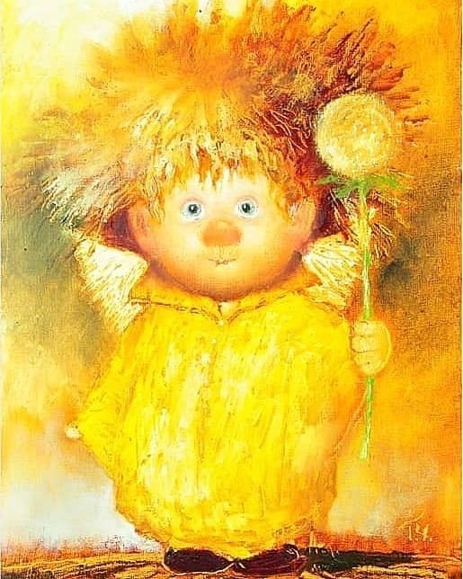 Ангелочек-солнышко Галины Чувиляевой - чувиляева, ангелочек - оригинал