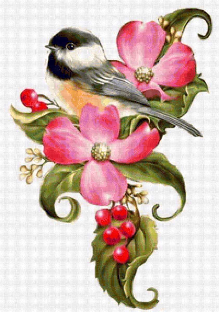 Flores - mariposas - предпросмотр