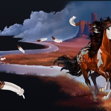 Схема вышивки «Пробежка»