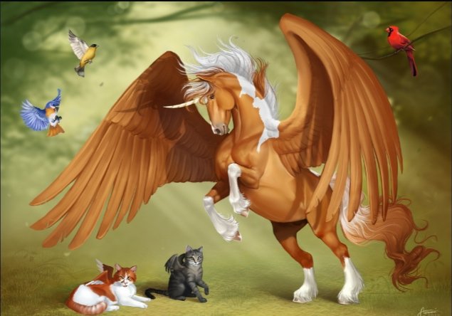 Пегас и котята - миф, лошади - оригинал