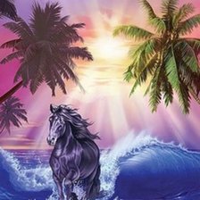 Схема вышивки «У моря»