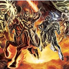 Схема вышивки «Кони апокалепсиса»