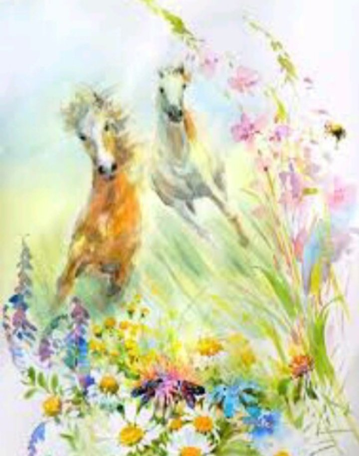 На лугу - лошади, миф - оригинал