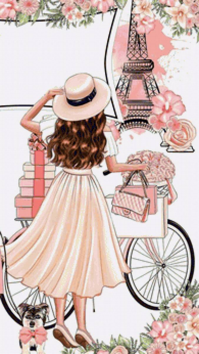 Рисунок - париж - предпросмотр