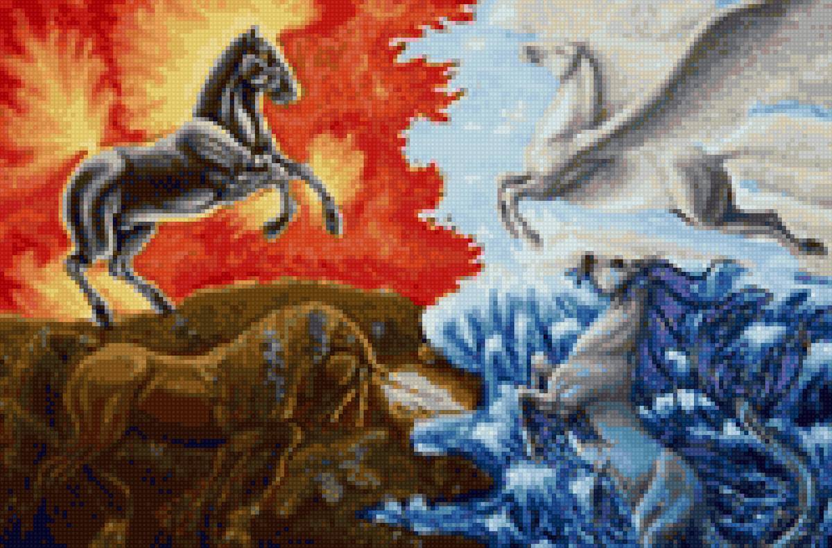 Стехии земли - миф, лошади - предпросмотр