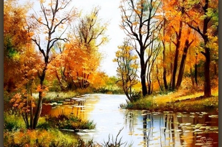 осень - лес, осень, пейзаж - оригинал