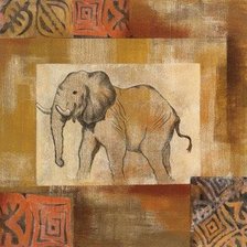 Оригинал схемы вышивки «Слон» (№2391637)