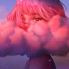 Схема вышивки «девушка»