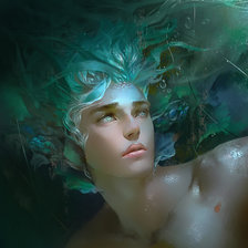 Схема вышивки «Ихтиандр»