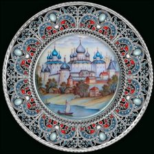 Схема вышивки «Тарелка»