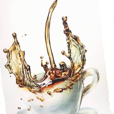 Схема вышивки «КАТЕРИНА БРОВКА. ВСПЛЕСК КОФЕ.-1»