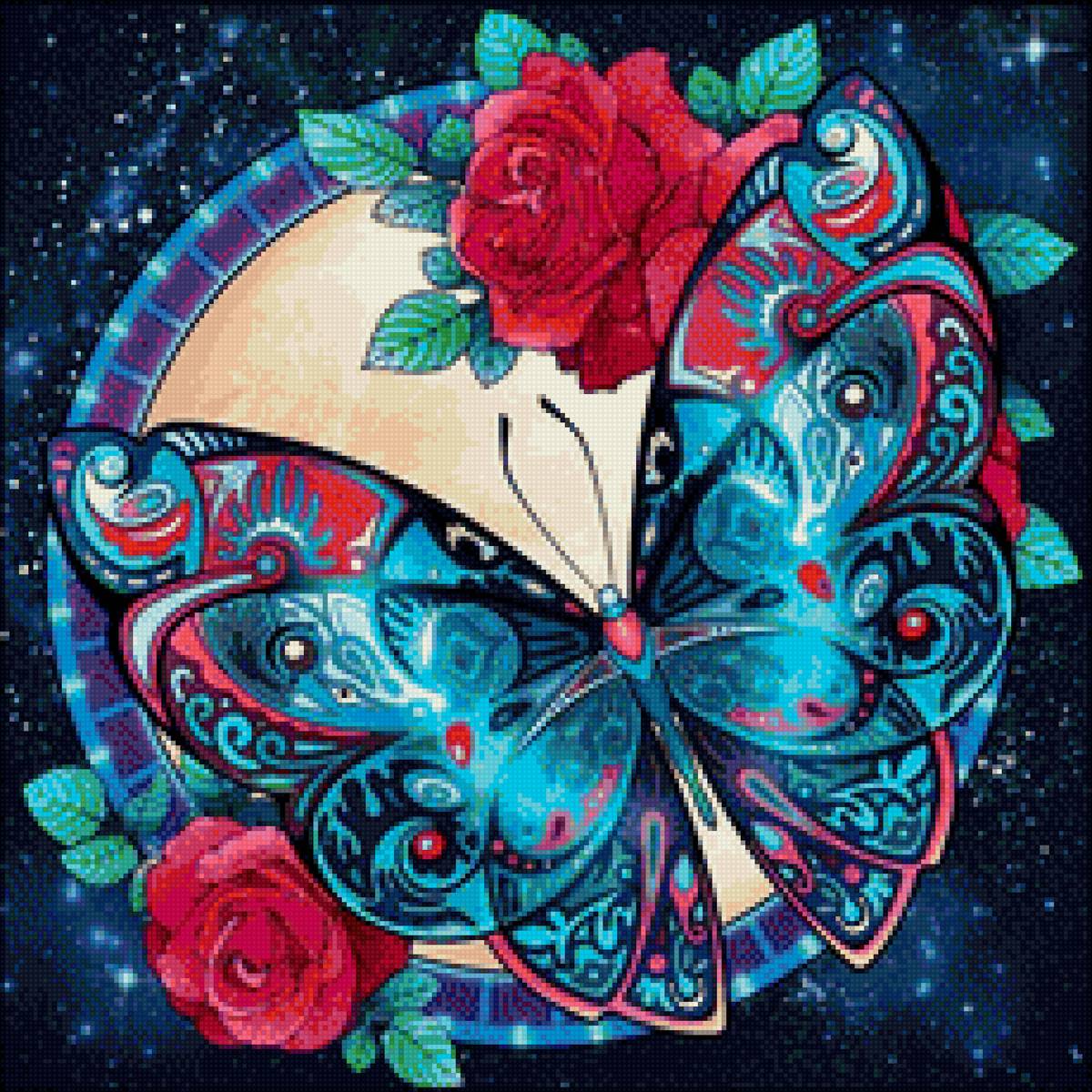 Бабочка на подушке - подушка, бабочка - предпросмотр