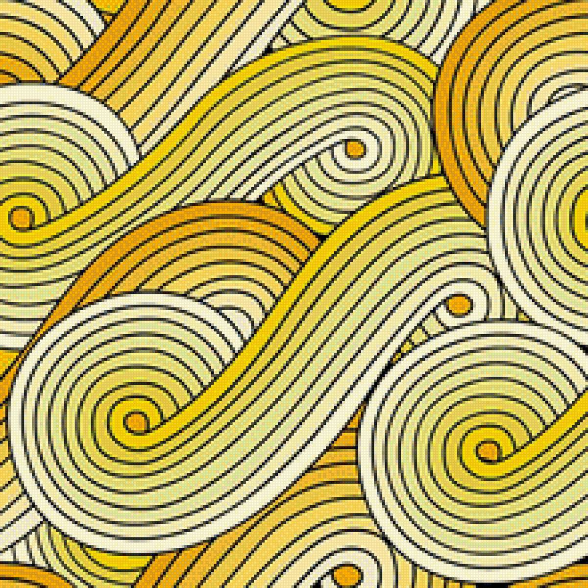 Узор - подушка, узор - предпросмотр