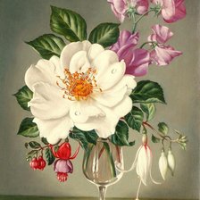 Схема вышивки «цветы»