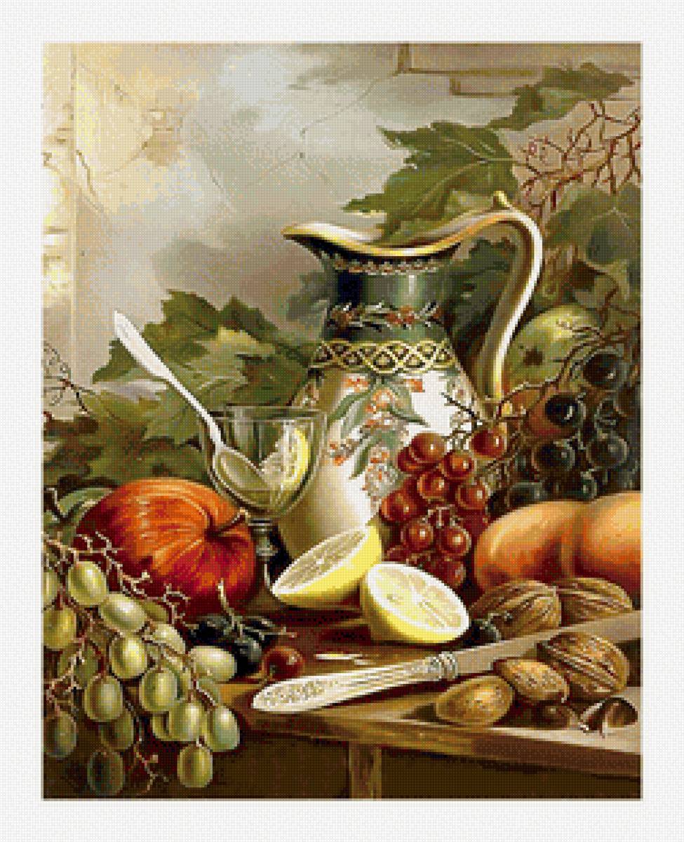 Натюрморт Караваджо кувшин - натюрморт, кувшин, картина - предпросмотр