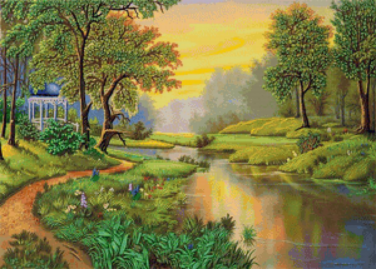 Живопись Виктора Цыганова - живопись, пейзаж, картина - предпросмотр