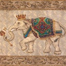 Схема вышивки «Айравата слон»
