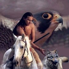 Схема вышивки «Друзья»