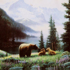 Лялин луг медвежья гора картина художника