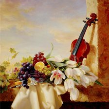 Схема вышивки «violín1»