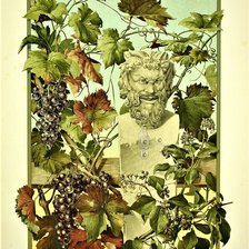 Схема вышивки «виноград»