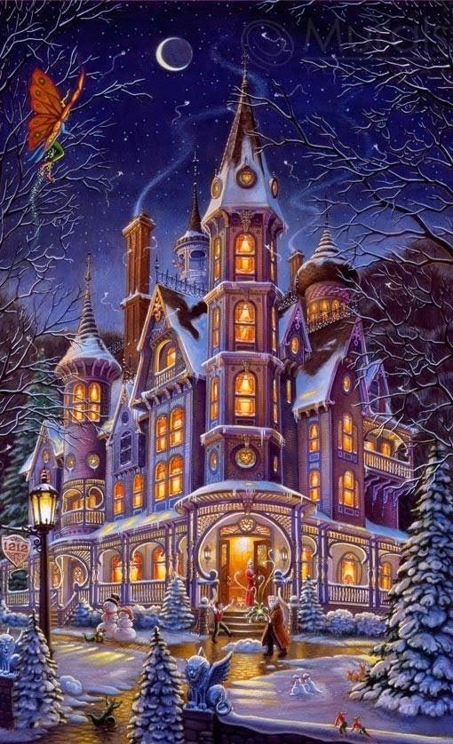 Iglesia en Navidad - оригинал