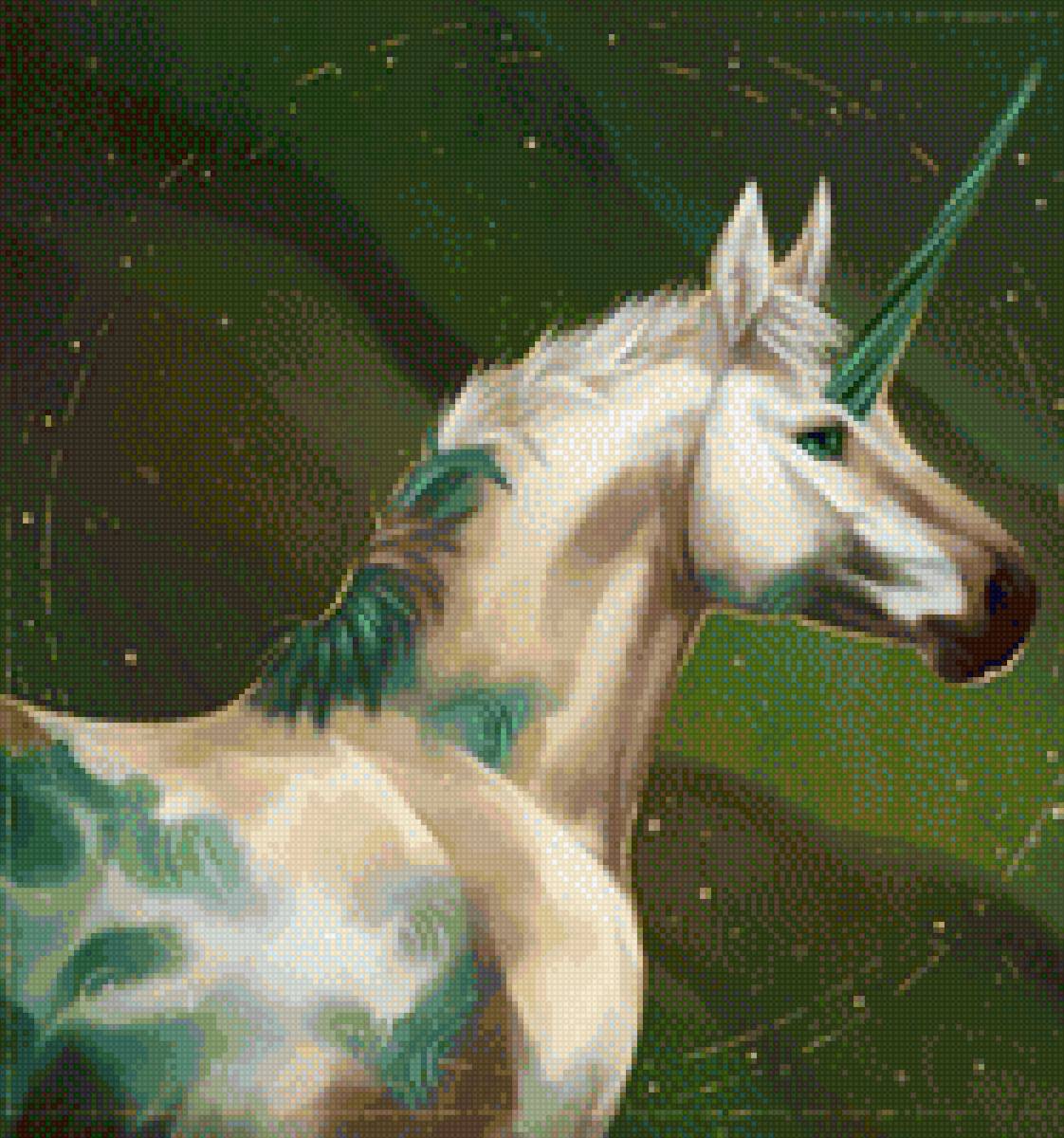 Единорог - миф, лошади - предпросмотр