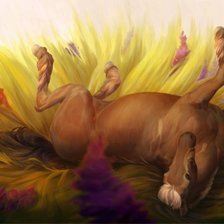 Схема вышивки «В траве»