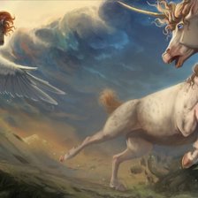 Схема вышивки «Погоня»