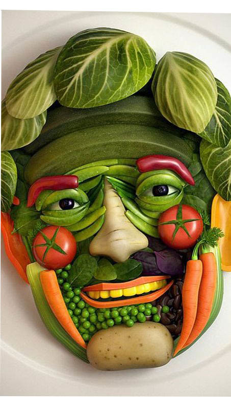 овощной портрет - оригинал