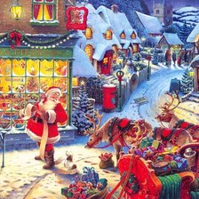 Схема вышивки «Santa»