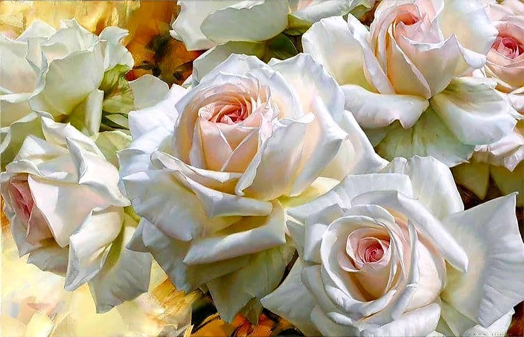 Белые розы - оригинал