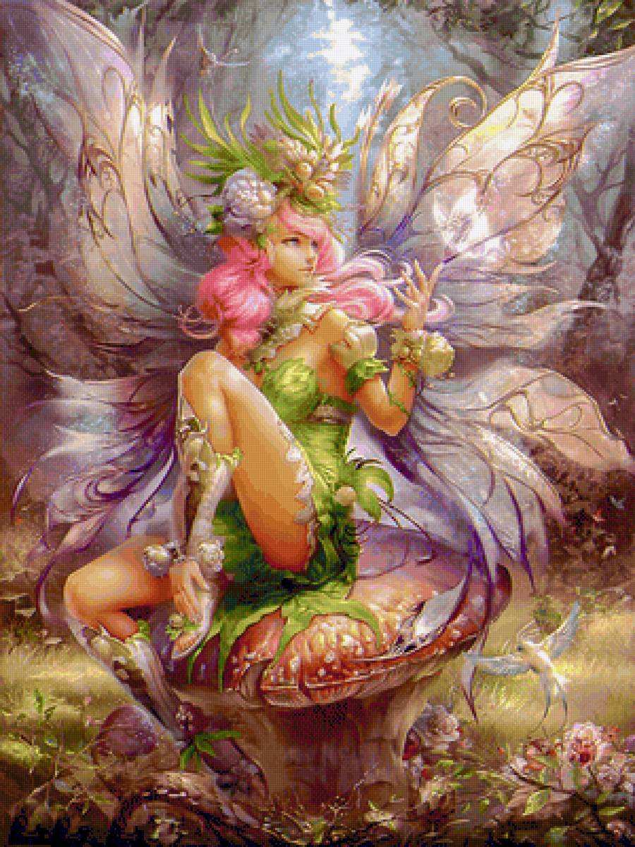 Лесная фея - фея, фентези - предпросмотр