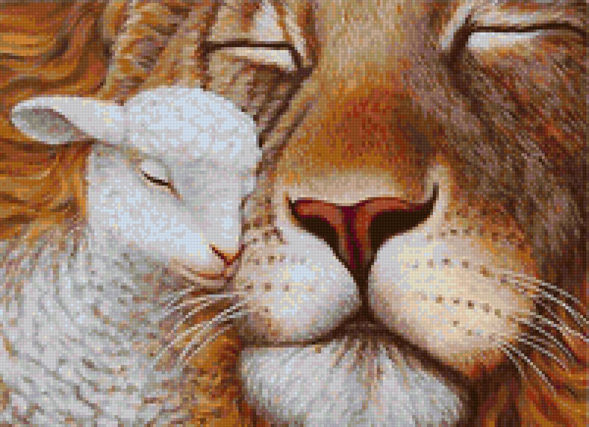 Лев и ягненок - предпросмотр