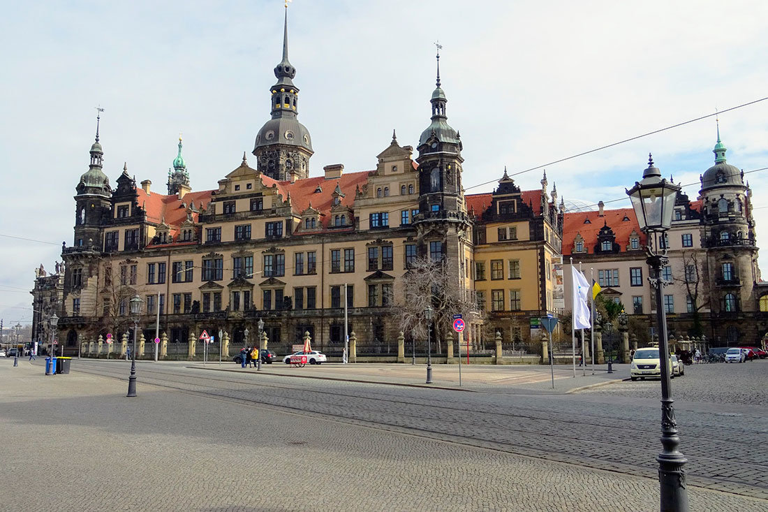 Дрезден - европа, город, улица, архитектура - оригинал
