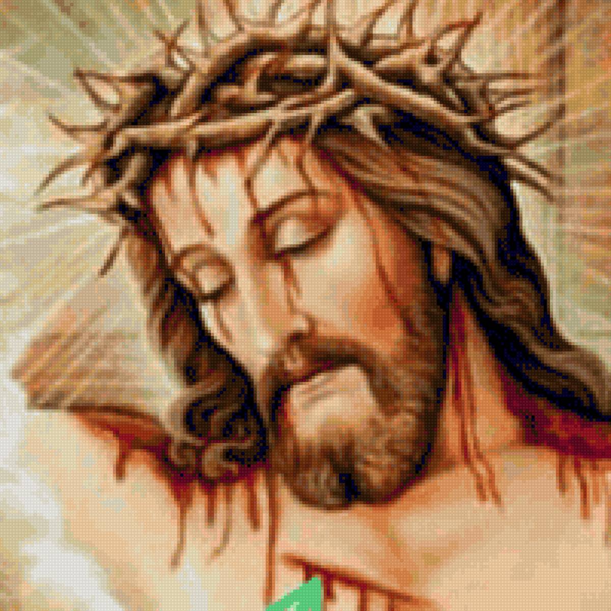 Иисус Христос с венцом. - предпросмотр