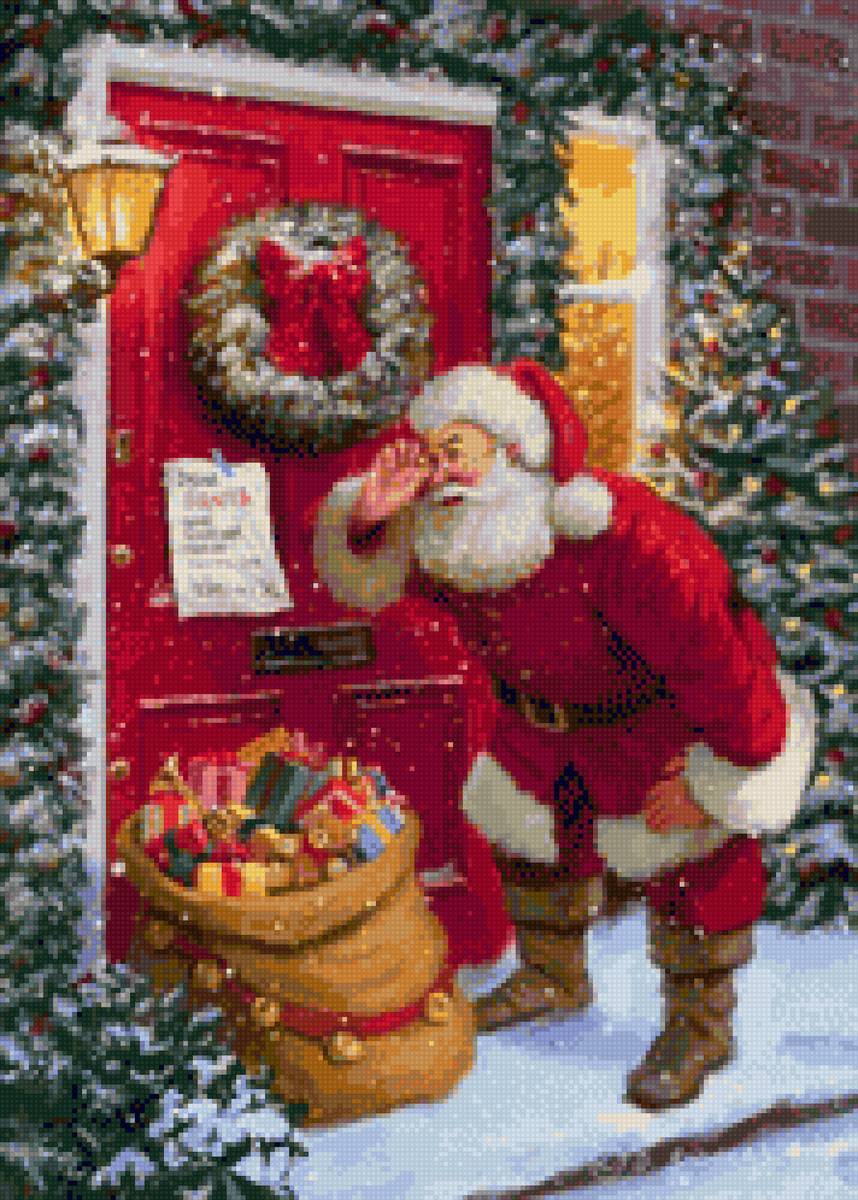 Рождество - санта, елка, новый год, рождество - предпросмотр