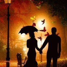 Оригинал схемы вышивки «Двое в ночи» (№2402922)