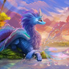 Схема вышивки «Дракон»