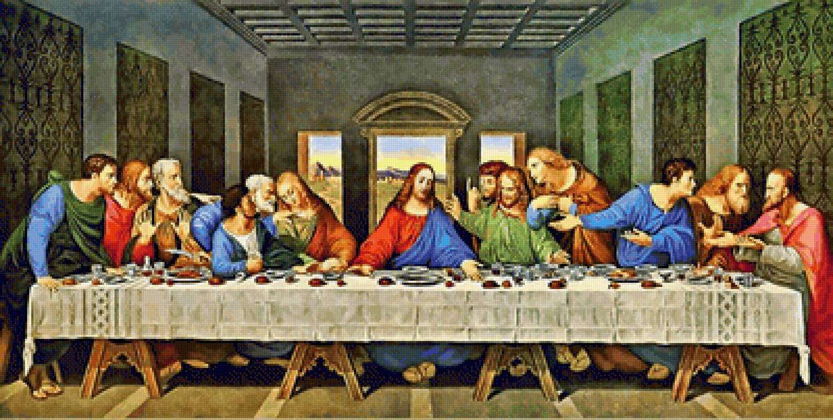 Santa Cena-Leonardo da Vinci - предпросмотр