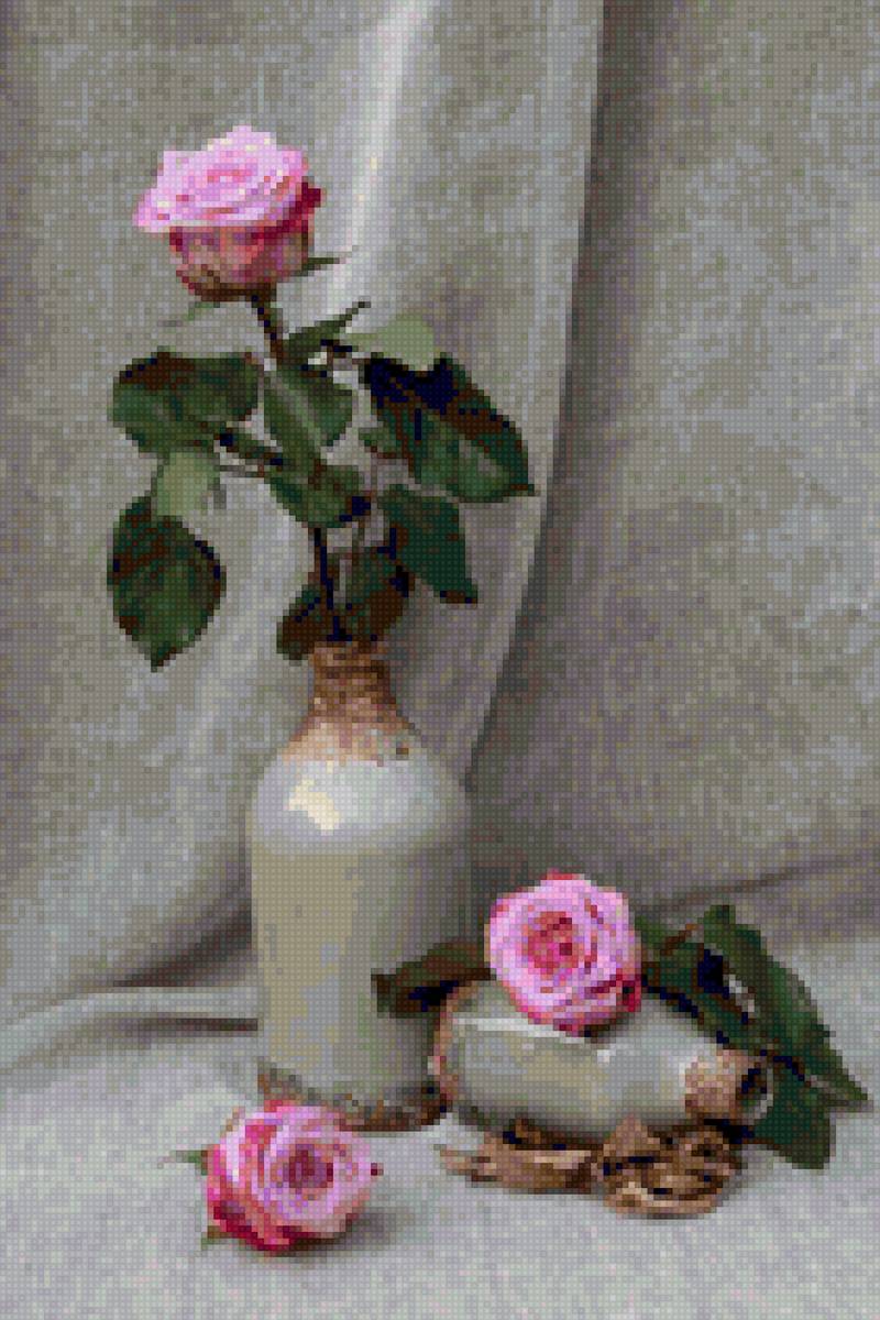 розовые розы - предпросмотр