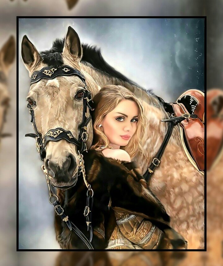 всадница - оригинал