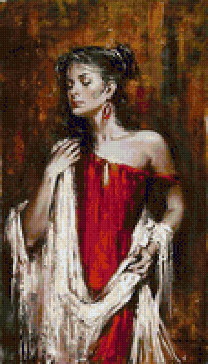 mujer de rojo - предпросмотр