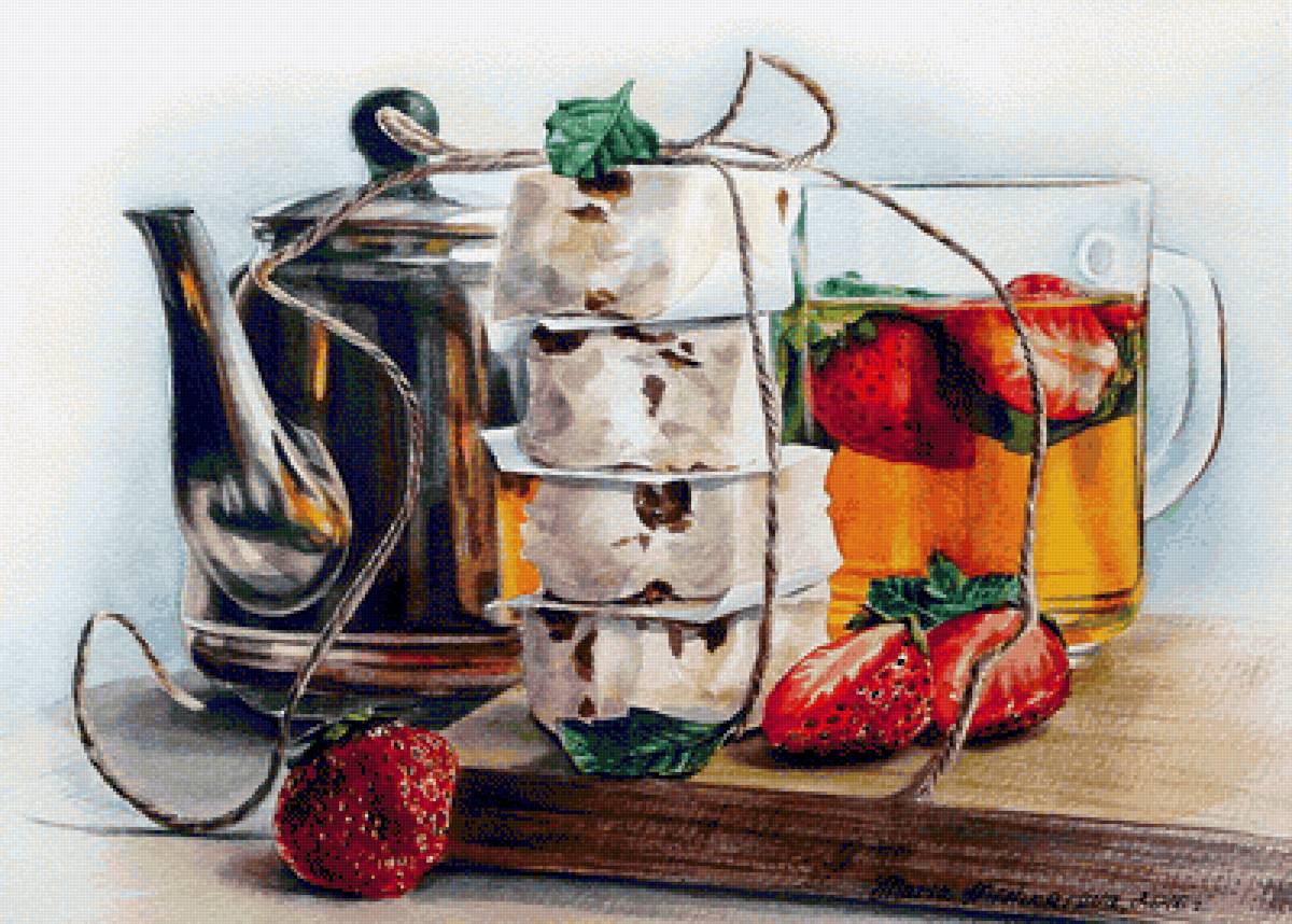 МАРИЯ МИШКАРЕВА. ПАСТИЛА - натюрморт, еда - предпросмотр