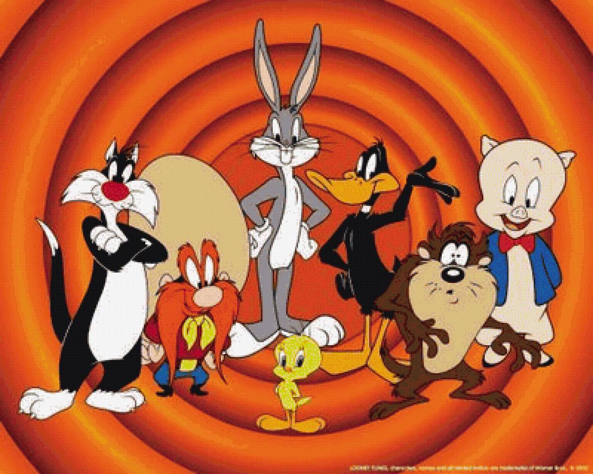 Луне тюнзс - твитти, бакс банни, сильвестр и все все все(веселые мелодии) - предпросмотр