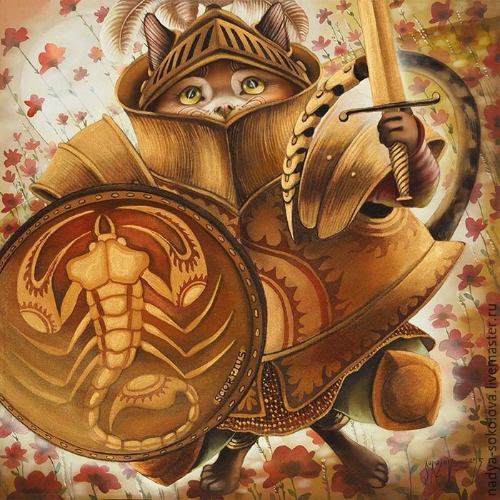 №2406395 - кошки, гороскоп, скорпион - оригинал