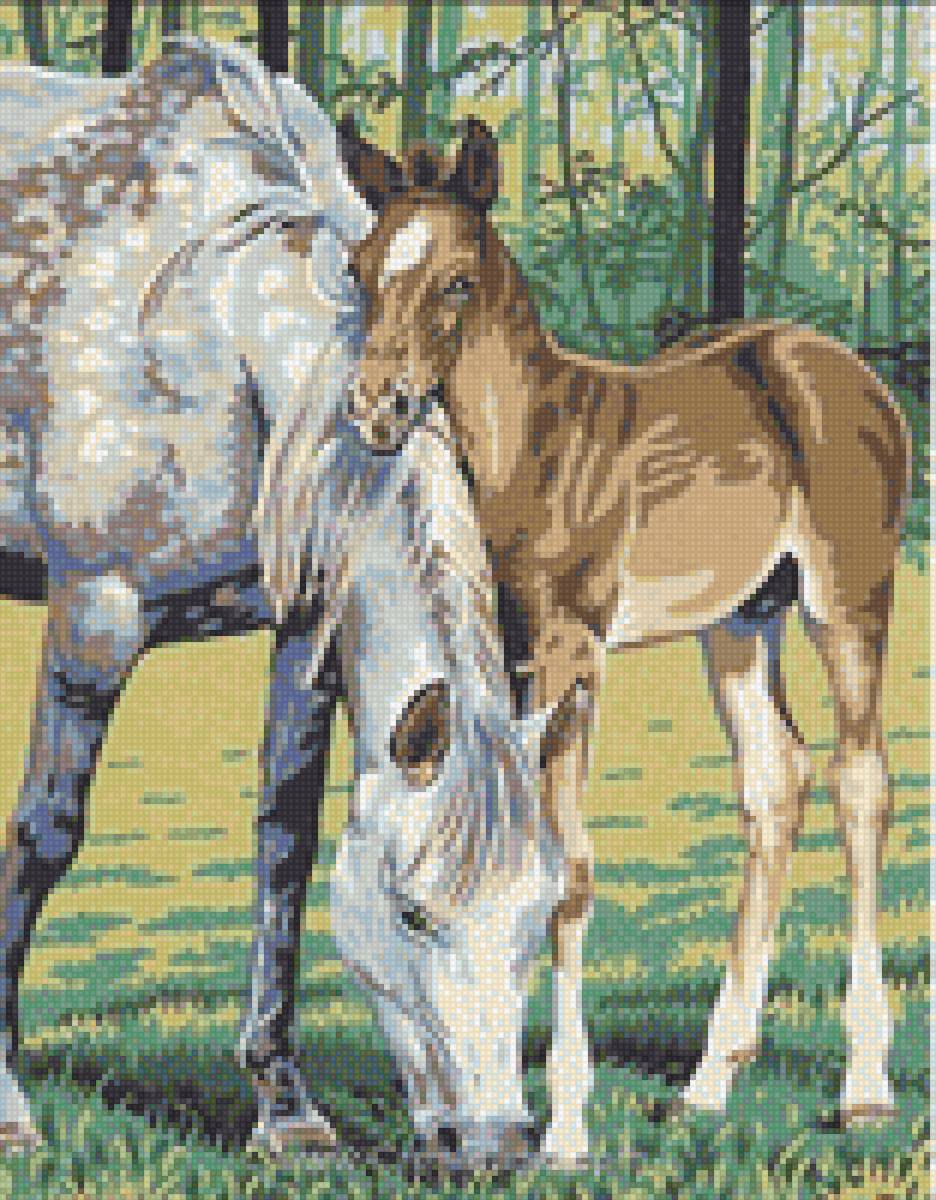 На пастбище - лошади, миф - предпросмотр